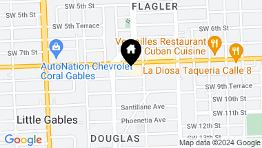 Map of 119-127 Antiquera Ave, Coral Gables FL, 33134