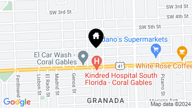 Map of 5165 SW 7th St, Coral Gables FL, 33134