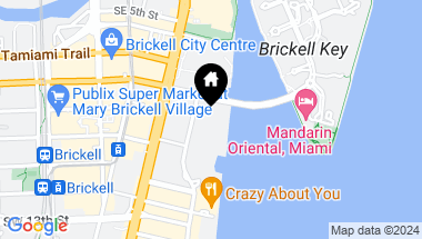 Map of 950 Brickell Bay Drive # 4806, Miami FL, 33131