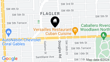 Map of 15 Oviedo Ave, Coral Gables FL, 33134