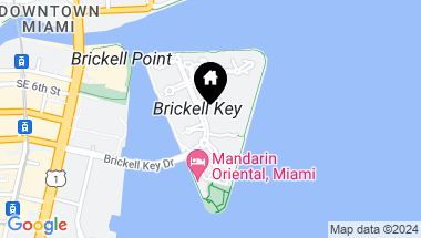 Map of 520 Brickell Key Dr # A313, Miami FL, 33131