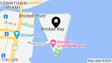 Map of 520 Brickell Key Dr # A1003, Miami FL, 33131