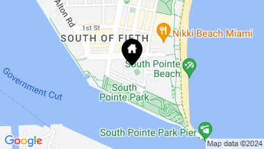 Map of 400 S Pointe # 2001, Miami Beach FL, 33139