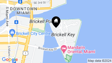 Map of 701 Brickell Key Blvd # 2312, Miami FL, 33131