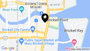 Map of 500 Brickell Ave # 4 Unit: PH-4, Miami FL, 33131