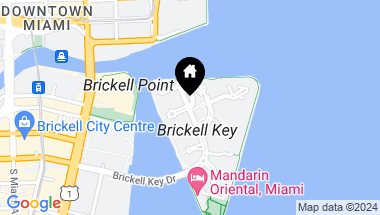 Map of 900 Brickell Key Blvd # 2003, Miami FL, 33131
