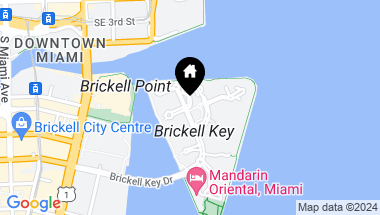 Map of 900 Brickell Key Blvd # 1901, Miami FL, 33131