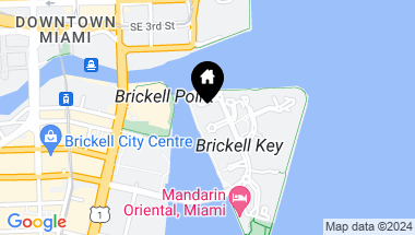 Map of 801 Brickell Key Blvd 404, Miami FL, 33131