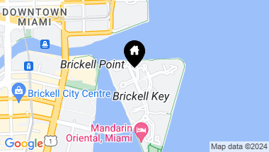Map of 900 Brickell Key Blvd. # 1803, Miami FL, 33131