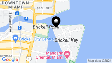 Map of 901 Brickell Key Blvd Unit: PH3807, Miami FL, 33131