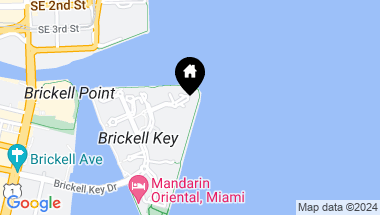 Map of 808 Brickell Key Dr # 1802, Miami FL, 33131