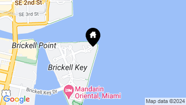 Map of 808 Brickell Key Dr # 302, Miami FL, 33131