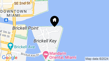 Map of 848 Brickell Key Dr Unit: PH4604, Miami FL, 33131