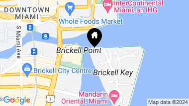 Map of 901 Brickell Key Blvd # 2904, Miami FL, 33131