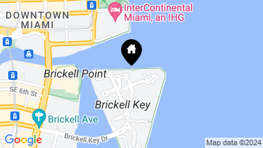Map of 888 Brickell Key Dr # 2801, Miami FL, 33131