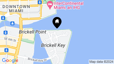 Map of 888 Brickell Key Dr # 1508, Miami FL, 33131