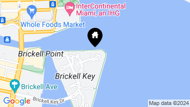 Map of 848 Brickell Key Dr # 4201, Miami FL, 33131