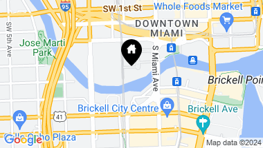 Map of 92 SW 3rd St # 4003, Miami FL, 33130