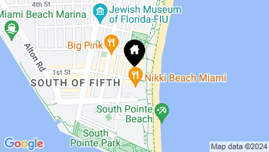 Map of 101 Ocean Dr # 906, Miami Beach FL, 33139