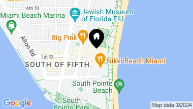 Map of 125 Ocean Dr # 0403 Unit: U-0403, Miami Beach FL, 33139