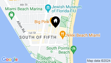 Map of 120 Ocean Dr # 1100, Miami Beach FL, 33139