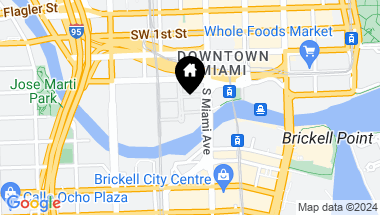 Map of 350 S Miami Ave Unit: 2003, Miami FL, 33130
