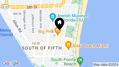 Map of 205 Collins Ave, Miami Beach FL, 33139