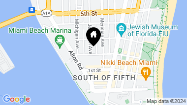 Map of 201 Jefferson Ave # 4F, Miami Beach FL, 33139