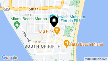 Map of 240 Collins Ave Unit: 7E w/Parking, Miami Beach FL, 33139
