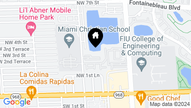 Map of 315 NW 109th Ave # 205, Miami FL, 33172