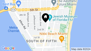 Map of 234 Washington Ave D, Miami Beach FL, 33139