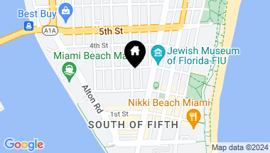 Map of 243 Meridian Ave # 215, Miami Beach FL, 33139