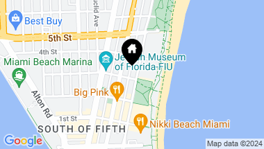 Map of 312 Ocean Drive Unit: PH2, Miami Beach FL, 33139