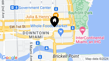 Map of 133 NE 2nd Ave # 2901, Miami FL, 33132