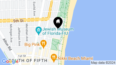 Map of 345 Ocean Dr # 903, Miami Beach FL, 33139