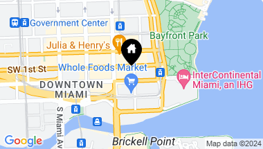 Map of 150 SE 3rd Ave # 509, Miami FL, 33131