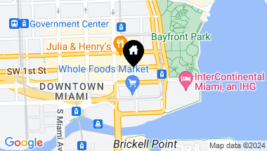 Map of 150 SE 3rd Ave # 216, Miami FL, 33131