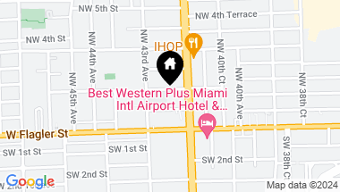 Map of 4242 NW 2nd St # 1606, Miami FL, 33126