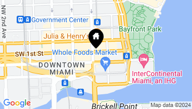 Map of 200 SE 1 ST Unit: PH12, Miami FL, 33131