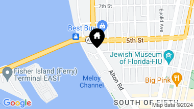 Map of 450 Alton Rd # 902 Unit: 901-902, Miami Beach FL, 33139