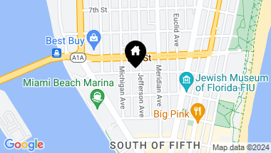 Map of 912 4th St, Miami Beach FL, 33139