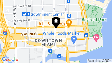 Map of 29 se 1st ave, Miami FL, 33131