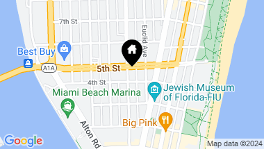 Map of 421 Meridian Ave # 21, Miami Beach FL, 33139
