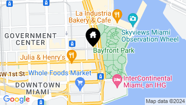Map of 50 Biscayne Blvd # 4804, Miami FL, 33132