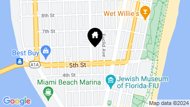 Map of 533 Meridian Ave # 11, Miami Beach FL, 33139