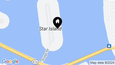 Map of 37 Star Island Dr, Miami Beach FL, 33139