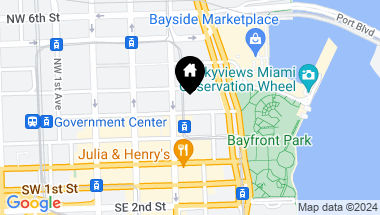 Map of 244 Biscayne Blvd # 2303, Miami FL, 33132