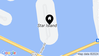 Map of 36 Star Island Dr, Miami Beach FL, 33139