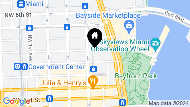 Map of 234 NE 3rd St # 2101, Miami FL, 33132
