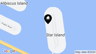 Map of 13 Star Island Dr, Miami Beach FL, 33139